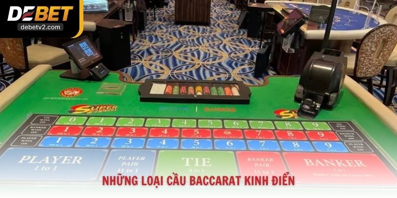 Những loại cầu Baccarat kinh điển